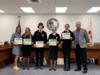 The YMS FFA Livestock team was recognized for their third place finish at the state competition.