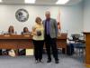 Jeri Raulerson was recognized for her retirement after 27 years of service to the district.