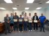 The OHS Boys' Tennis Team was recognized for their performance this year.