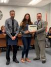 Students were recognized for their participation and placement in the Indian River State College Creative Writing Contest.