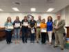 Schools and employees were recognized for their participation in the Food for Families drive this year as well as their help in picking up and delivering the food to the drop off location.