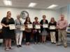 Employees who participated the multi-day customer service professional development were recognized for their completion of the program.