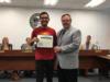 Cristian Rios was recognized for receiving the 2018 Cooke College Award as well as being awarded a National Merit Scholarship.