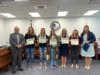 The OHS Girls' Tennis Team was recognized for their performance this year.