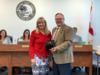 Linda Robertson was recognized for her retirement from the district after 33 years of service!