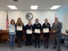 The YMS FFA Livestock Team was recognized for their 3rd place finish in the state competition.