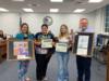 Students from Osceola Middle School were recognized for their art placing in 1st, 2nd and 3rd places and therefore being showcased at the Florida State Capitol.
